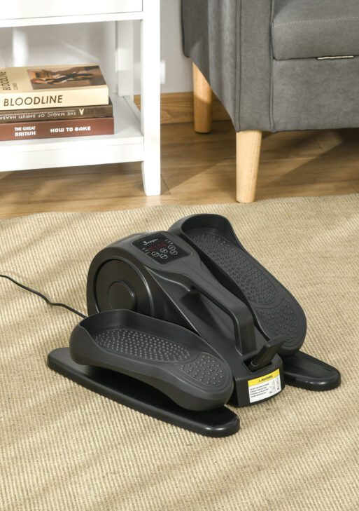 Foot Pedal Exerciser Mini Rehabilitation Bike w/ Adjustable Speed, LCD Display