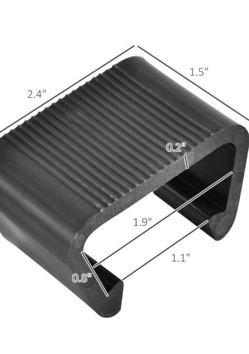 Furniture Clips, Outdoor Sectional Couch Connectors, Wicker Furniture/Chair Clamps for a Module Patio Sofa, Set of 10