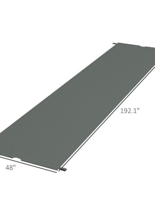 2 Pcs Pergola Replacement Canopy, UV Protection Pergola Shade Cover, Easy to Install, for 10 x 10ft Pergola, Dark Gray