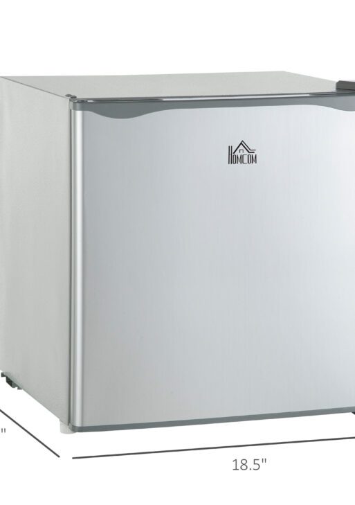 Mini Freezer Countertop, 1.1 Cu.Ft Compact Upright Freezer with Removable Shelves, Reversible Door for Home, Dorm, Apartment and Office, Gray