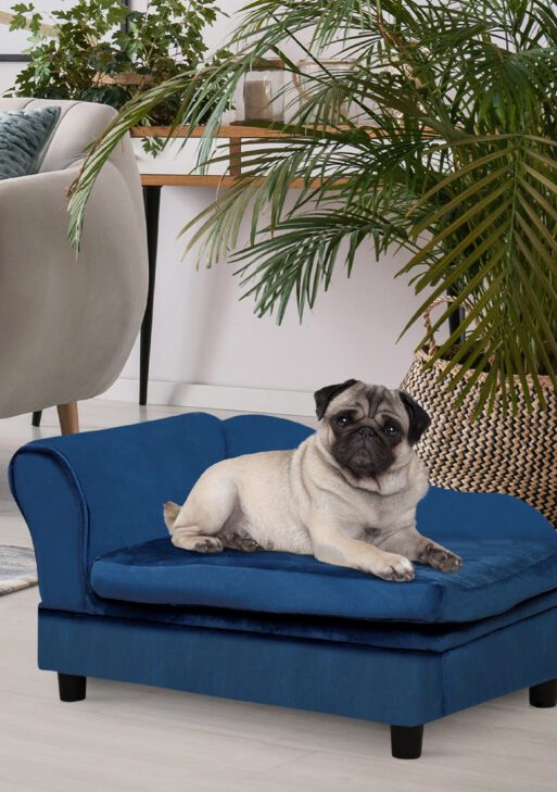 Pet Sofa Bed Couch with Storage, Pet Sofa for Cats and Small Dogs