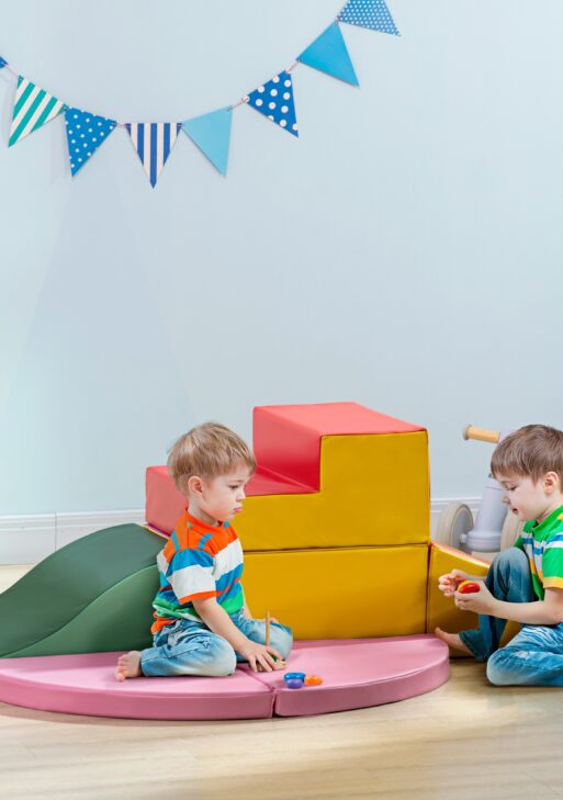 6-Pieces Foam Climbing Blocks for Toddlers 1-3 Years, Soft Play Set for Climb and Crawl, Assorted