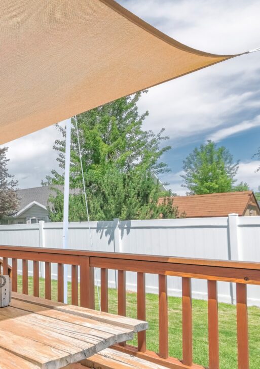 Adjustable Sun Sail Shade Canopy Pole/Pipe Installation Kit (SUN SAIL NOT INCLUDED), White