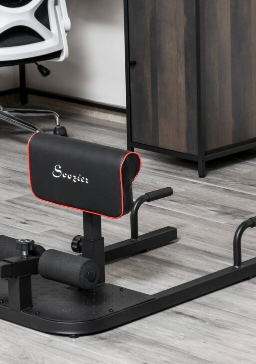 3-in-1 Padded Push Up Sit Up Deep Sissy Squat Machine Abs Training Home Gym Fitness Workout Equipment