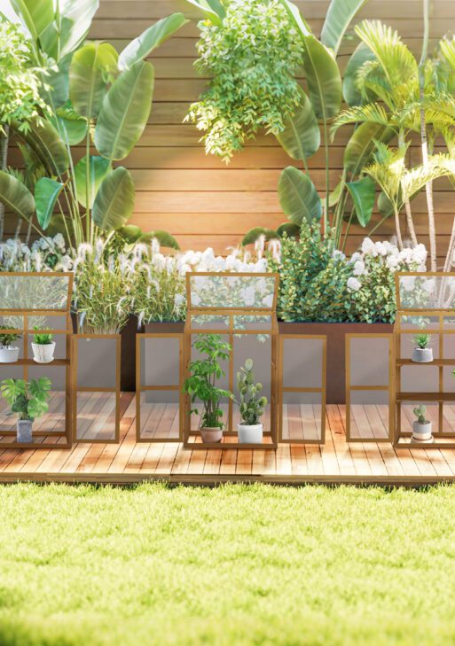 Wooden Cold Frame Greenhouse Small Mini Planter Box, 30" L x 24" W x 44" H, Brown