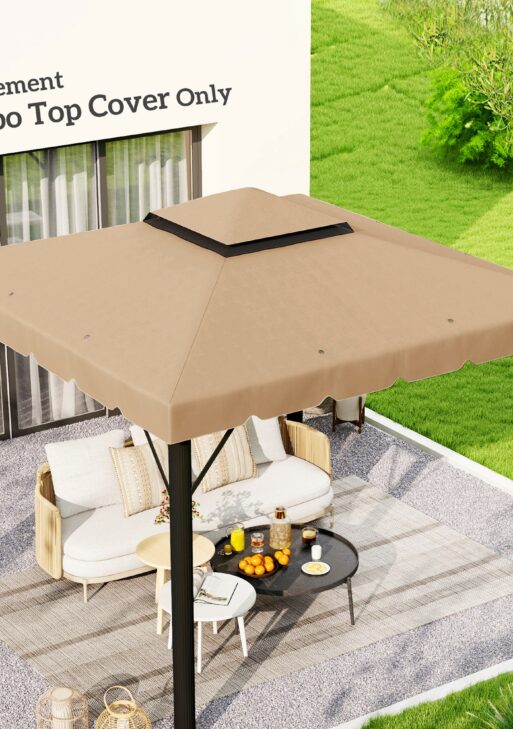 Model 84C-051 or 84C-269 10' x 10' Gazebo Replacement Canopy, Khaki