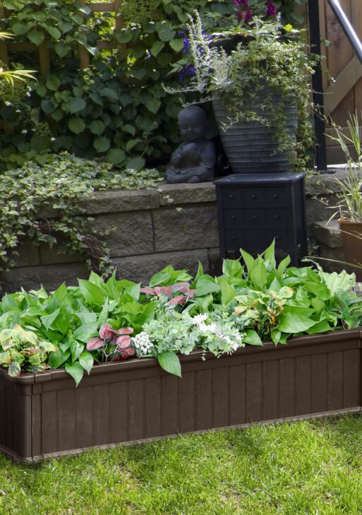 48" x 24" x 12" Raise Garden Bed, Planter Box, Above Ground Garden for Flowers, Herb, Vegetables with Easy Assembly, Brown