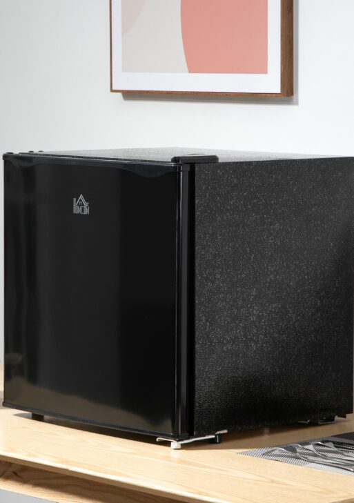 Mini Freezer Countertop, 1.1 Cu.Ft Compact Upright Freezer with Removable Shelves, Reversible Door for Home, Dorm, Apartment and Office, Black