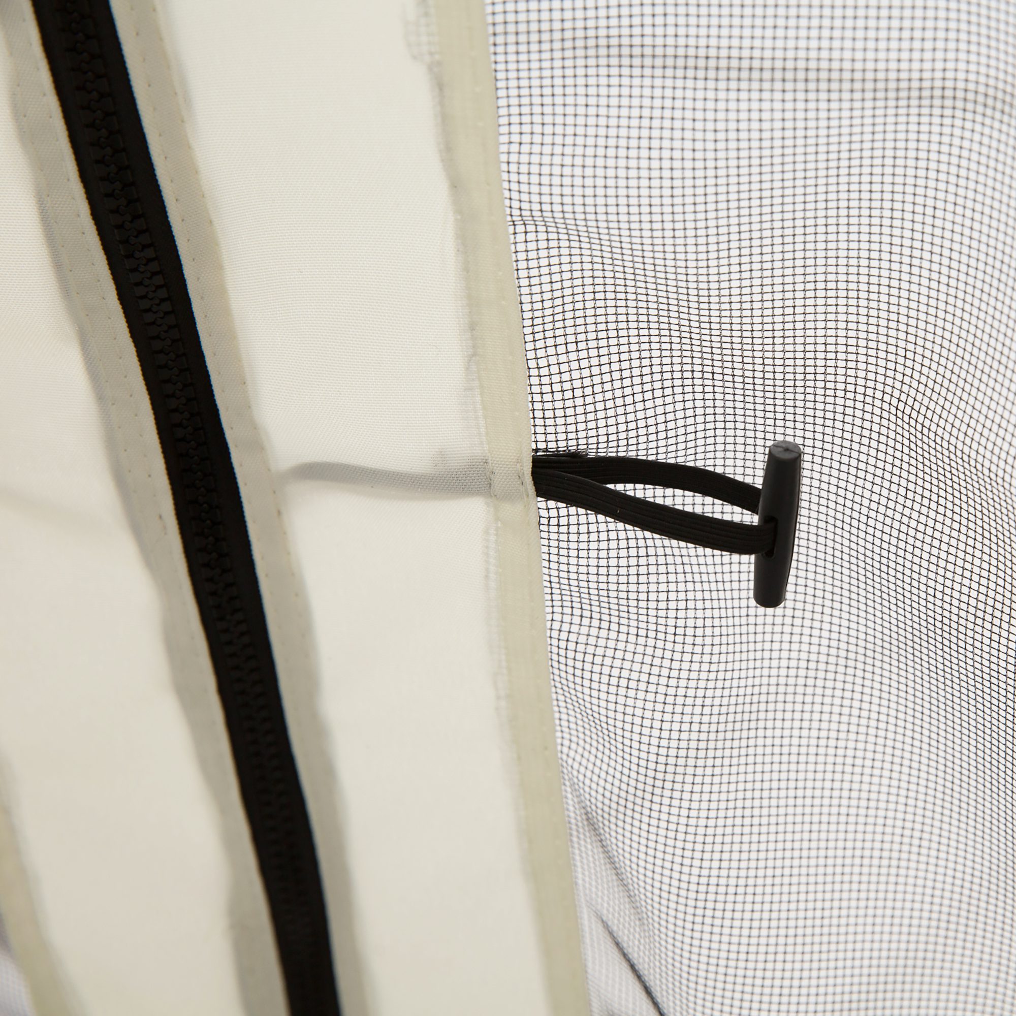 9.84' x 13.1' Gazebo with Netting, Universal Size, Canopy Tents with Zippers, black rings, high-quality polyester, Washable, (Sidewall Only) Black - Image 5