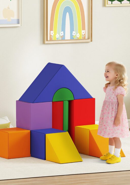 11-Piece Kids Crawl and Climb Activity Play Set for Climbing, Crawling, Sliding, Assorted