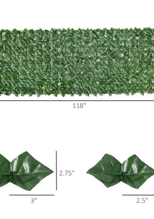 Grass Wall Panels, 118" x 39" Artificial Grass Wall Decor,Greenery Backdrop Panels Wall for Outdoor, Indoor, Garden, Fence, Backyard, Dark Green