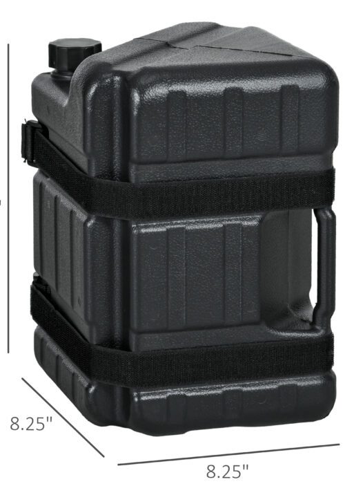 Set of 4 Straight Leg Canopy Weights, Water or Sand Filled Weights for Gazebo with Built-in Handles and Secure Straps