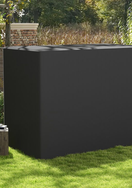 600D Oxford 3-Seater Patio Swing Cover Outdoor Swing Chair Cover Rain Protection Waterproof Anti-UV, Dark Gray