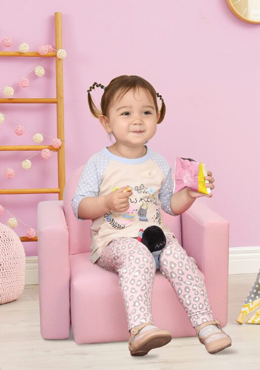 2-in-1 Convertible Table and Chair Set for Boys Girls for Boys Girls, Pink
