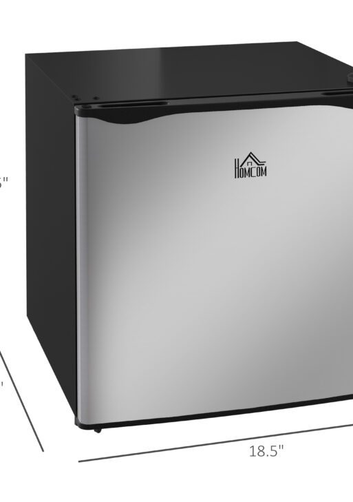 1.1 Cu.Ft Countertop Mini Freezer, Compact Upright Freezer with Removable Shelves, Silver
