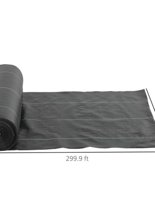6FT x 300FT Weed Barrier Landscape Fabric, 5oz Heavy Duty Woven Weed Control Fabric for Landscaping