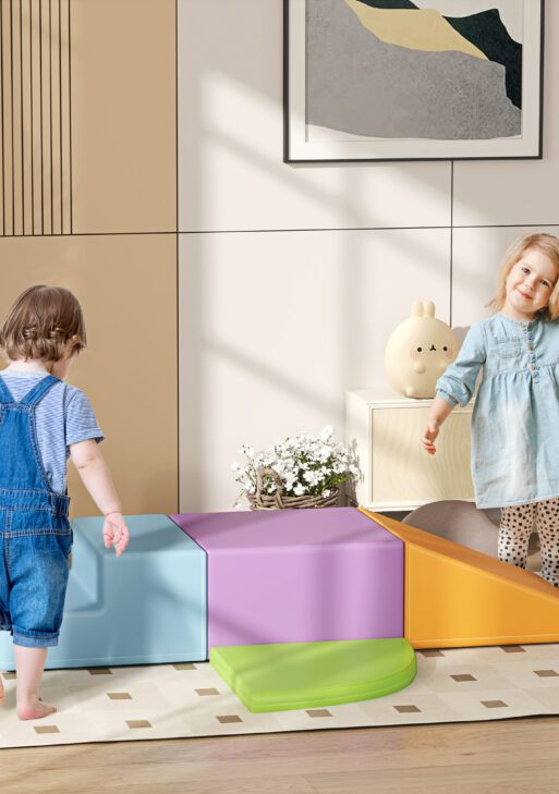 Foam Play Set for Toddlers and Children Crawling or Sliding, Assorted