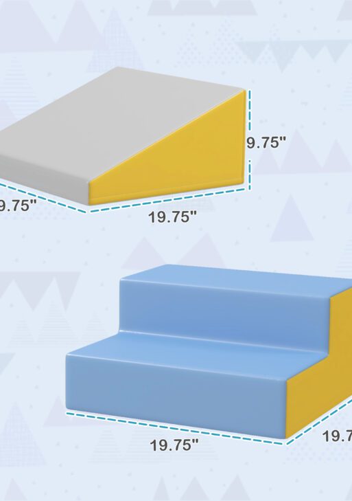 2 Piece Climb and Crawl Activity Play Set, Contemporary